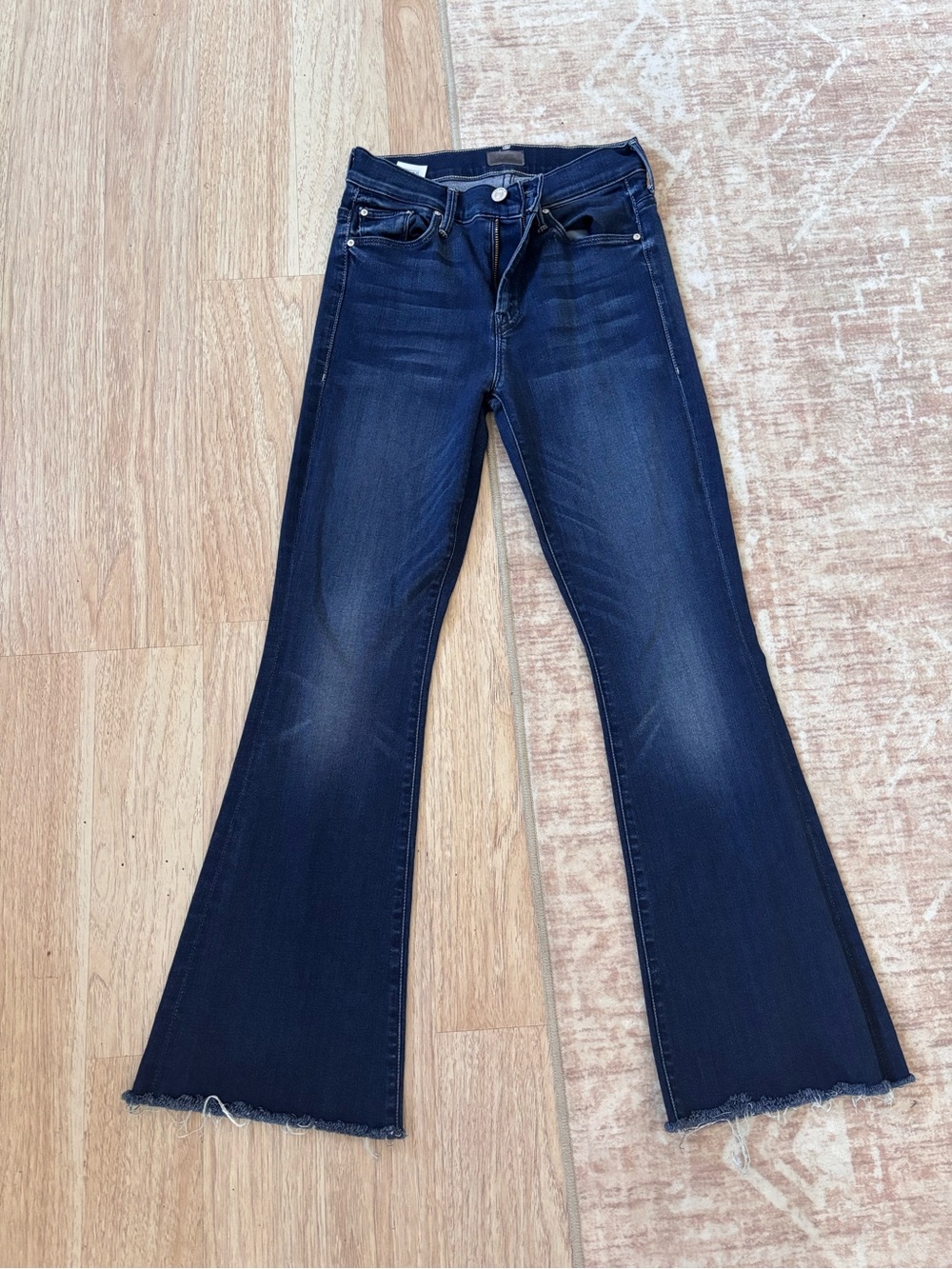 Mother Women's Dark Blue Flare Jeans  25